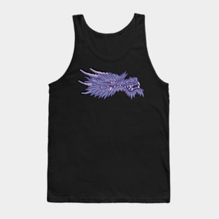 Pastel Goth Dragon Tattoo Design Tank Top